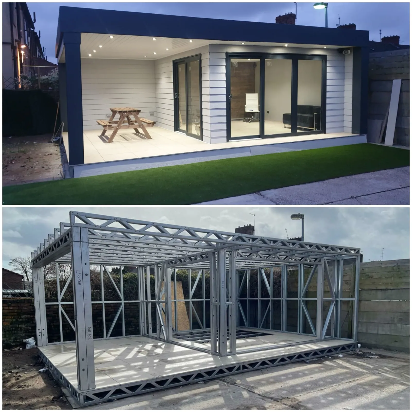 Ground screw foundation project completed by No Digging in Liverpool and the North West